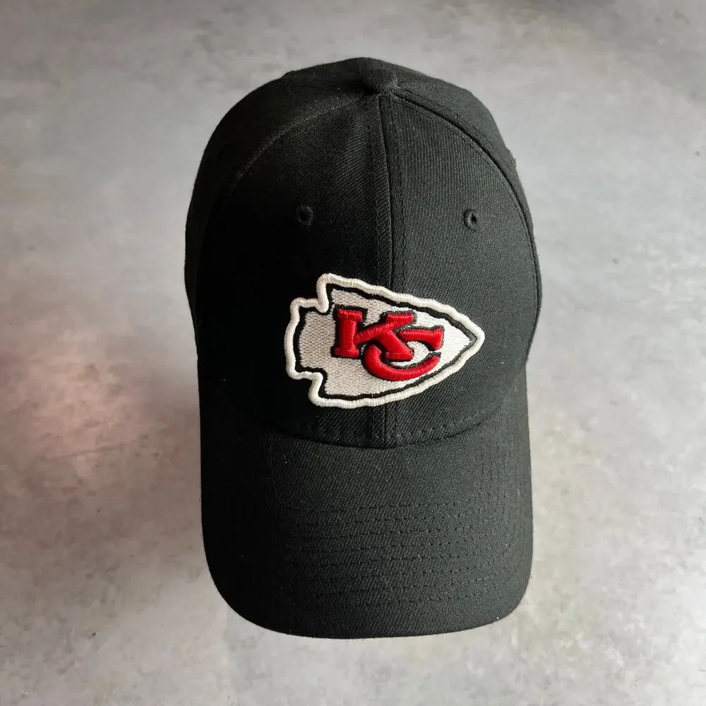 Kansas City Chiefs 39Thirty New Era Fitted Hat Black Medium-Large Cap NFL NWT